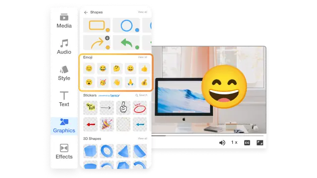 Add Emojis to Video